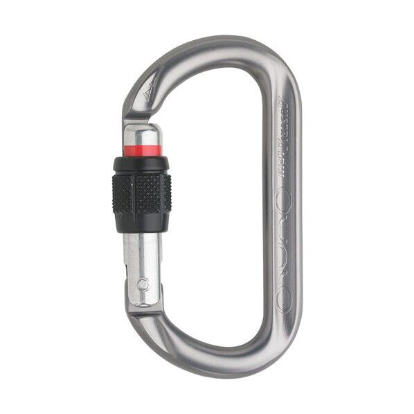 カラビナ OVALO スクリューロック 線径12.5 KA11B-G-GI 1点