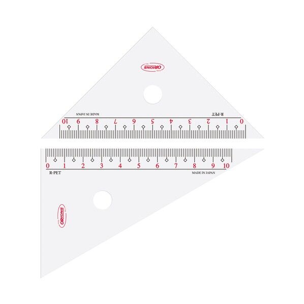 オリオンズ12cm三角定規 OR-412 1個