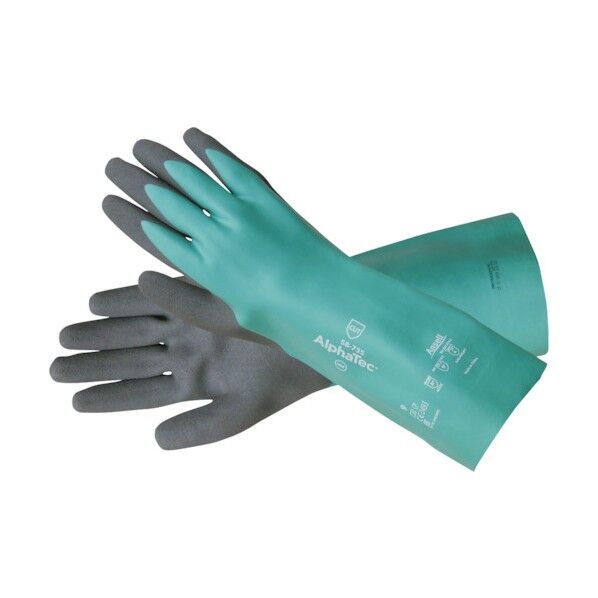 耐切創機能付き化学防護手袋 58ー735(L)/6双 【】 17062 1点