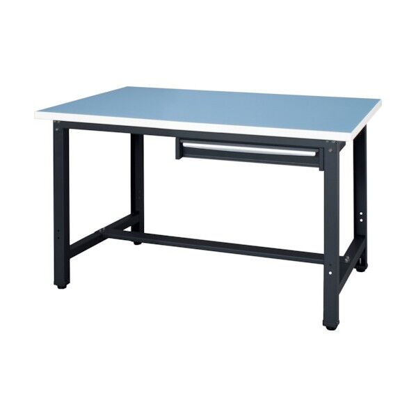 ロンリューム天板作業台 天板ライトグレー色 1段引出付き WZR-12751 1点