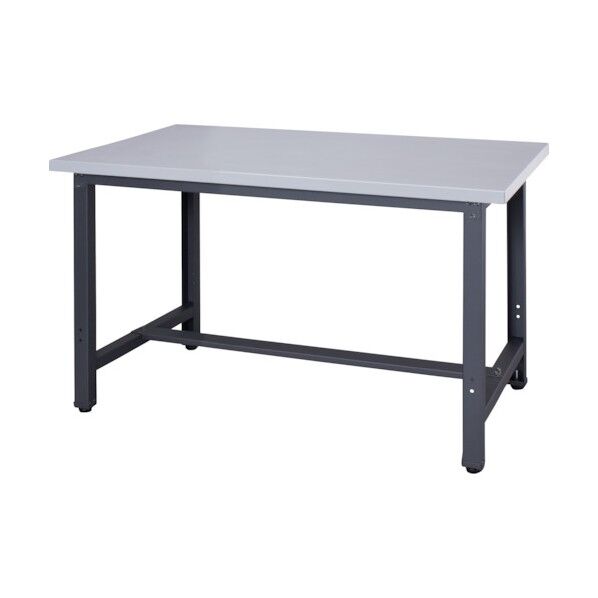 スチール天板作業台 天板ライトグレー色 WZS-1275N 1点