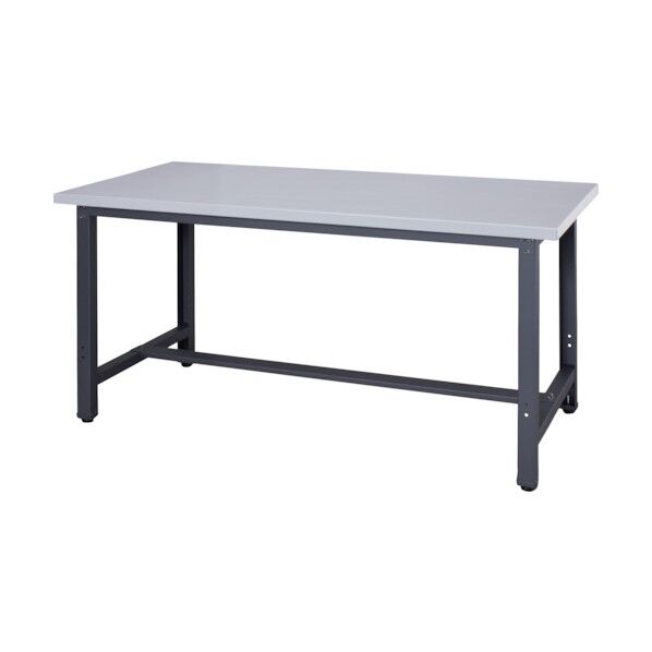 スチール天板作業台 天板ライトグレー色 WZS-1575N 1点