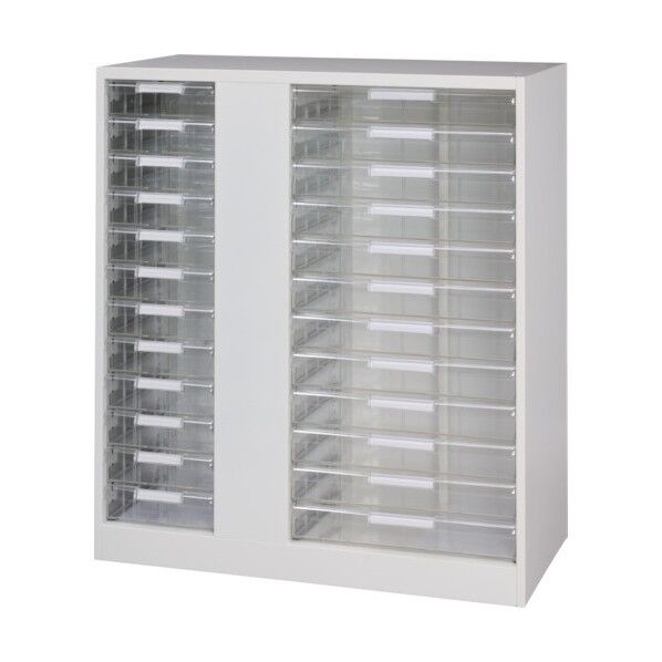 壁面収納庫パンフレットトレータイプ A4用紙・A3用紙収納 A4浅型12段深型6段 A3浅型12段深型6段 V945-11PSDA4A3 1点