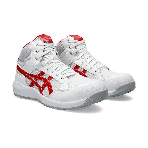 ウィンジョブ CP218 (安全靴･セフティシューズ) ホワイト×クラシックレッド 23.0cm 1273A091.100-23.0 1個