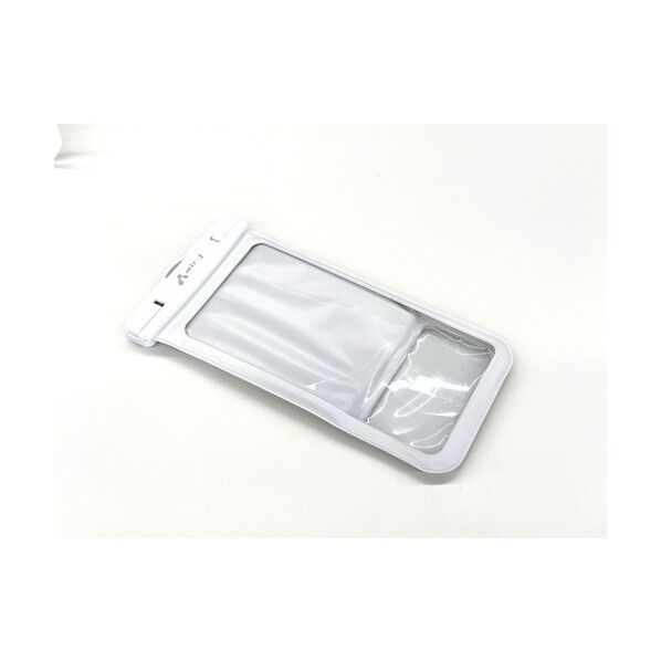 水に浮く防水スマホケース WH AC-WP7WH 1点...