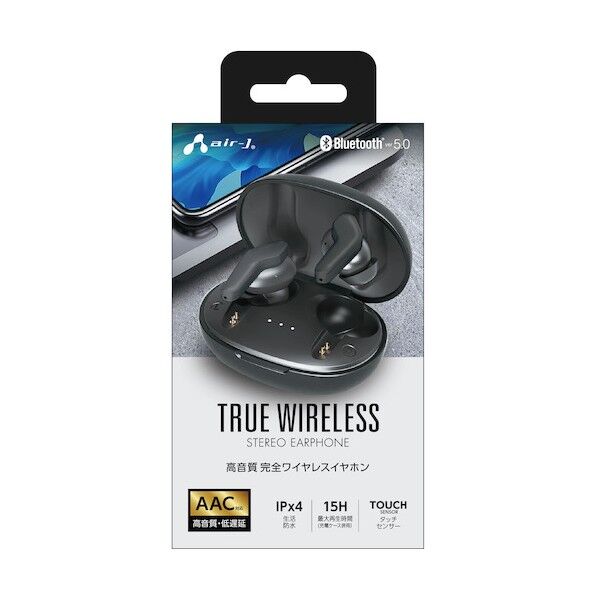 ステレオブルートゥースイヤフォンクロ ABT-AP6 BK 1点...