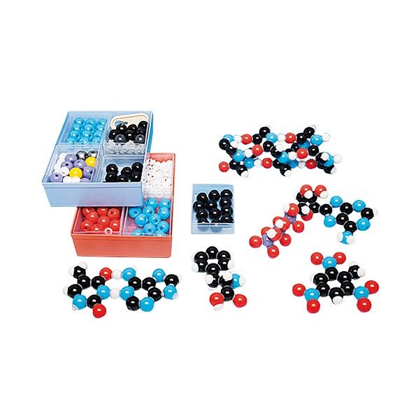 分子モデルシステム Molymod 生化学セット (原子×257個、リンク×160本) L 3-7128-03 1