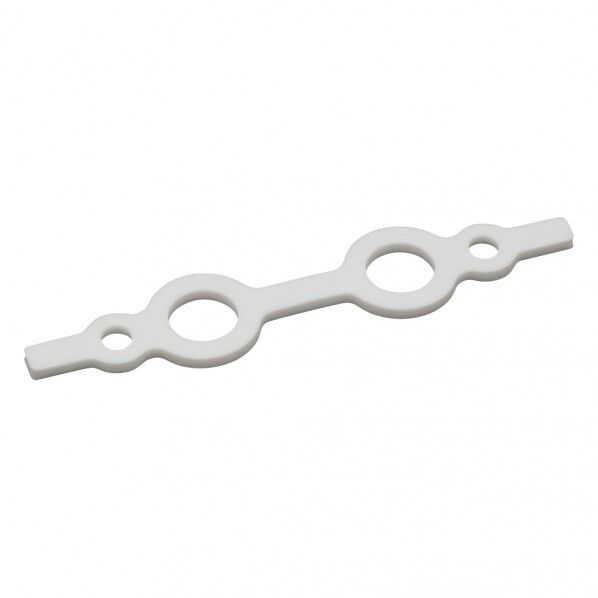 シリコンカラーバンド（メガネバンド） ホワイト 小 6-367-01 10個