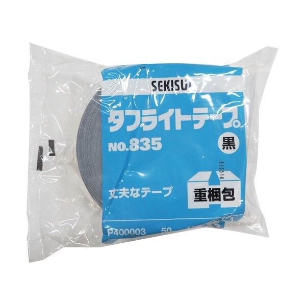 積水 タフライトテープ#835 50X100 黒 P400003 1巻 x 50巻...