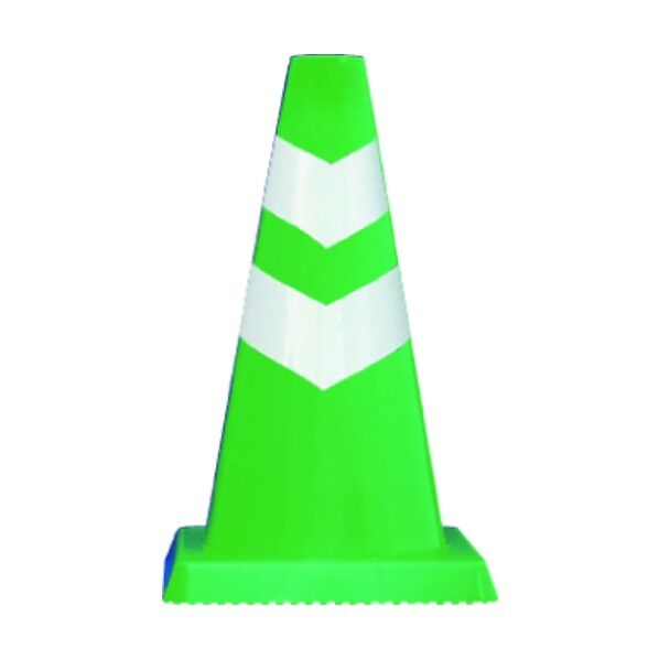 安全コーン ミニスコッチコーン 緑 SCG-450 1点...