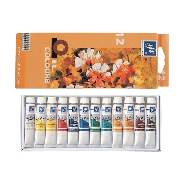 ファースター油絵具 12ml 12色セット 102039 1個