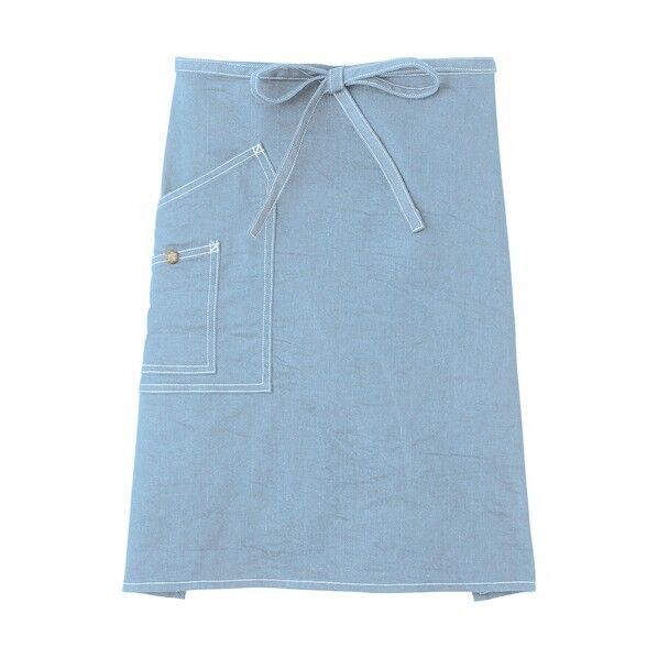  ワークウェア ミドルエプロン F ライトインディゴ LCK79004-11-F 1点...