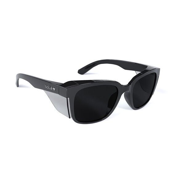 保護メガネ STKS410 BLACKGLOSS FRAME SMOKE LENS