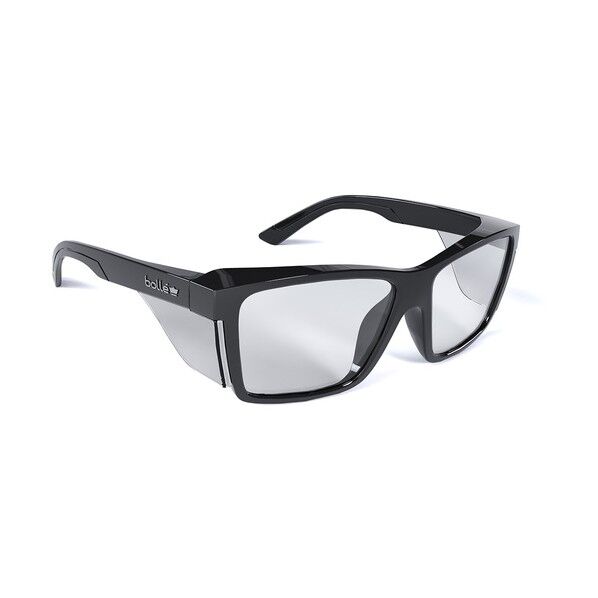 保護メガネ STKS420 BLACK GLOSS FRAME CLEAR LENS