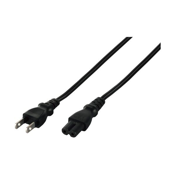 電源ケーブル ソケット(メス)⇔プラグ(オス) ブラック 0.2m BSACC0502BKA 1個
