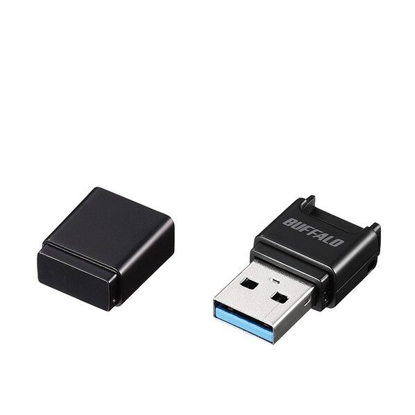 バッファロー USB3.0 Type-A対応 microSD専用コンパクトカードリーダー/ライター ブラック BSCRM100U3BK 1個...