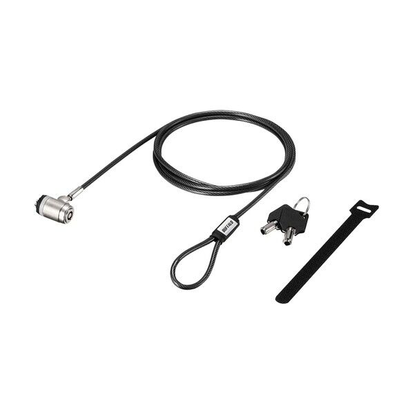 バッファロー シリンダー錠02ワイヤーロック 統一キー BLC02T 1個