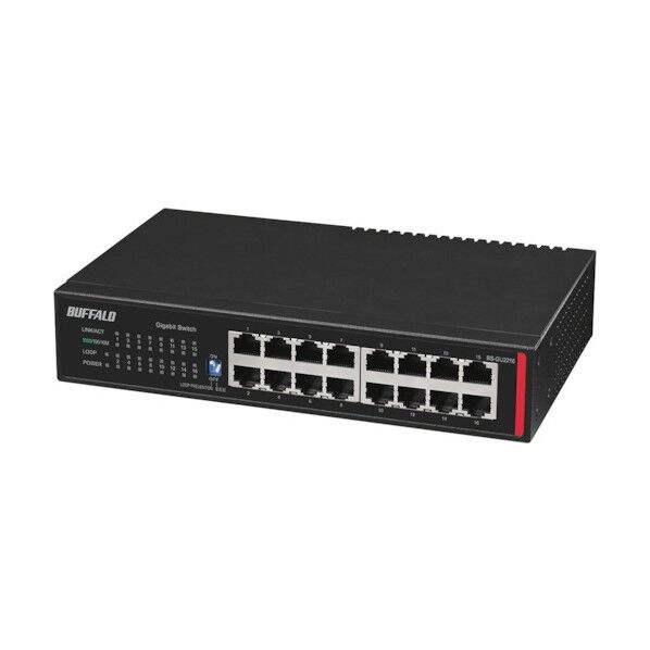 法人向 レイヤー2 Giga アンマネージスイッチ BS-GU2216 1個...