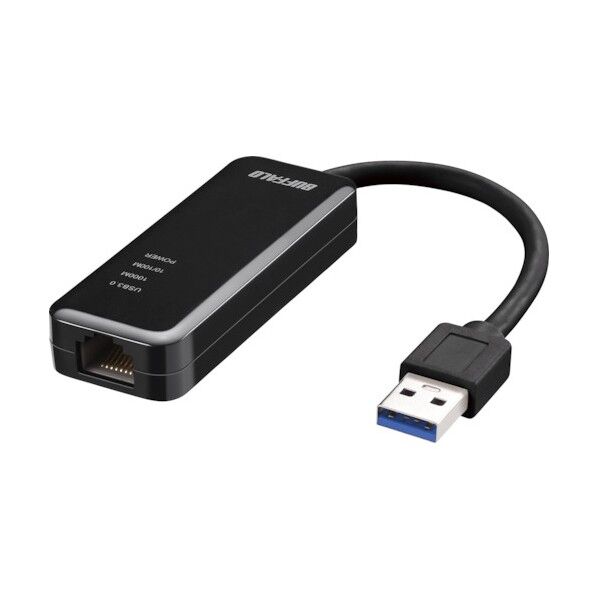Giga対応 Type-A USB3.2(Gen1)用LANアダプター ブラック LUA5-U3-AGTE-BK 1個