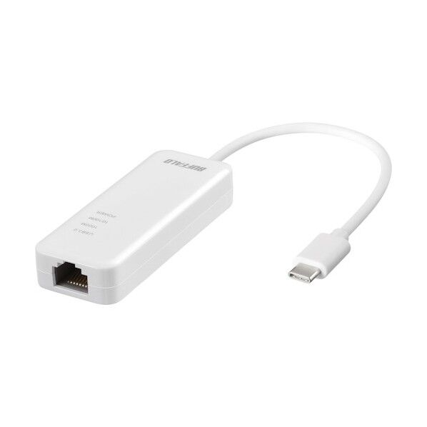 Giga対応 Type-C USB3.2(Gen1)用LANアダプター ホワイト LUA5-U3-CGTE-WH 1個