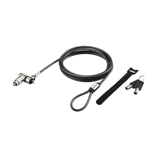 シリンダー錠タイプワイヤーロック 3種スロット対応マスターキー仕様 BLC11M 1個...