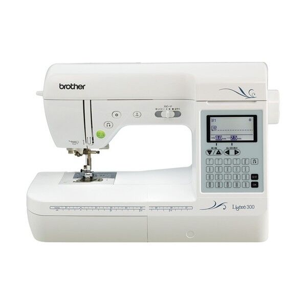 家庭用ミシン リゼレ300 ホワイト 44.4×24.0×30.0