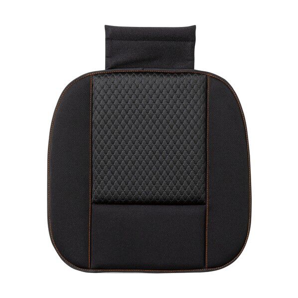 クッション ライトゲルマ ヒップ型 45x45cm ブラック/オレンジ 52074338 1点...