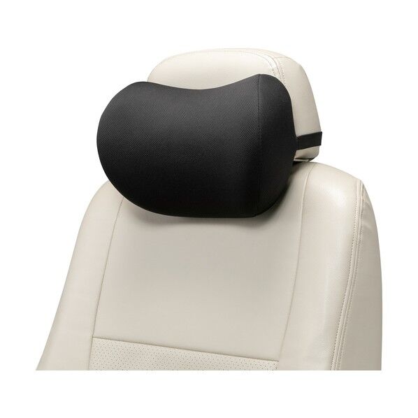 サポートクッション ふんわり癒し低反発 ネックピロー 28x20cm ブラック 56061508 1点...