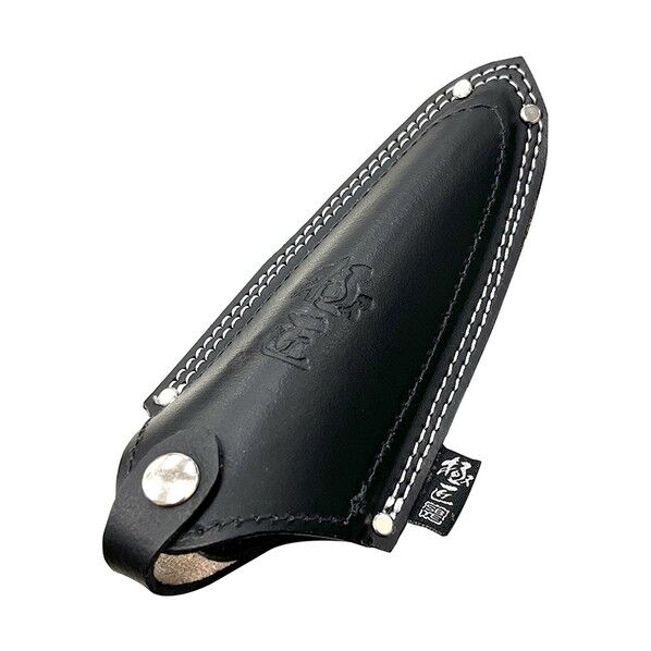 極匠 牛革製 板金鋏用刃先保護ケース 黒色染め