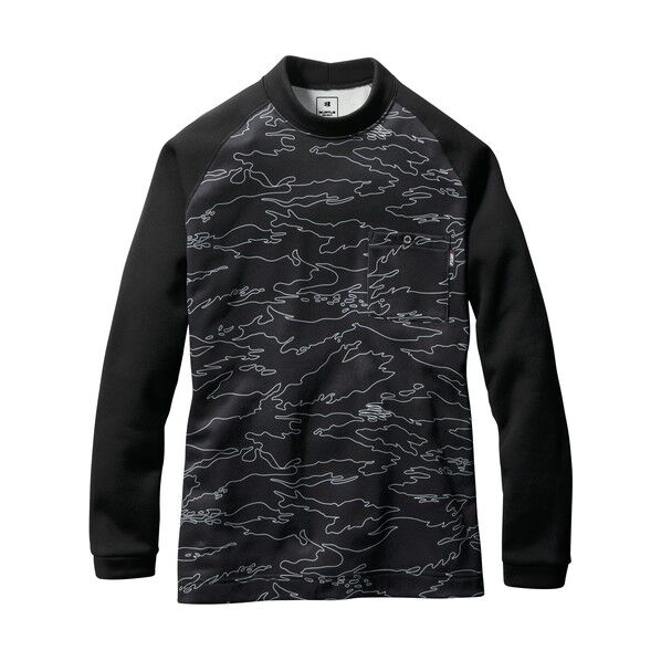 モックネックホットTシャツホワイトカモ 4093-58-L 1着