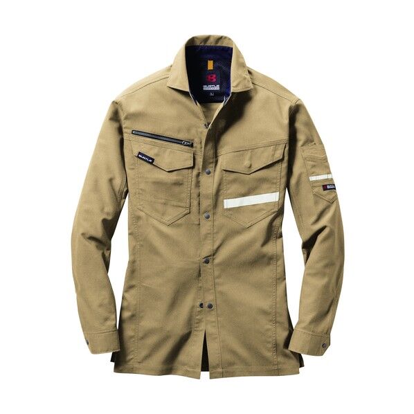 バートル(BURTLE) 長袖シャツ9095-23-5Lカーキ 5L カーキ 9095-23-5L 1点