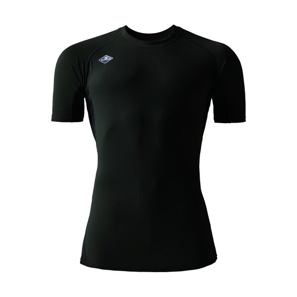 半袖アイスフィッテッド4105-35-XLブラック
