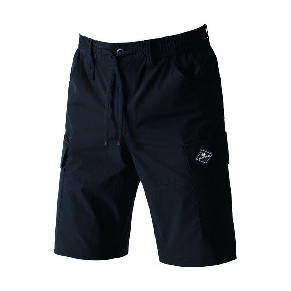 BURTLE ショートカーゴパンツ1027-35-Mブラック 1027-35-M 1着