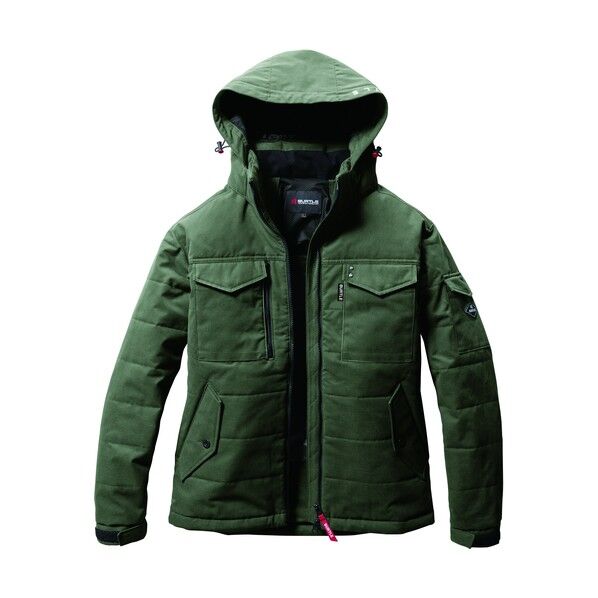 BURTLE 防寒ジャケット5050-14-Lミルスグリーン 5050-14-L 1着