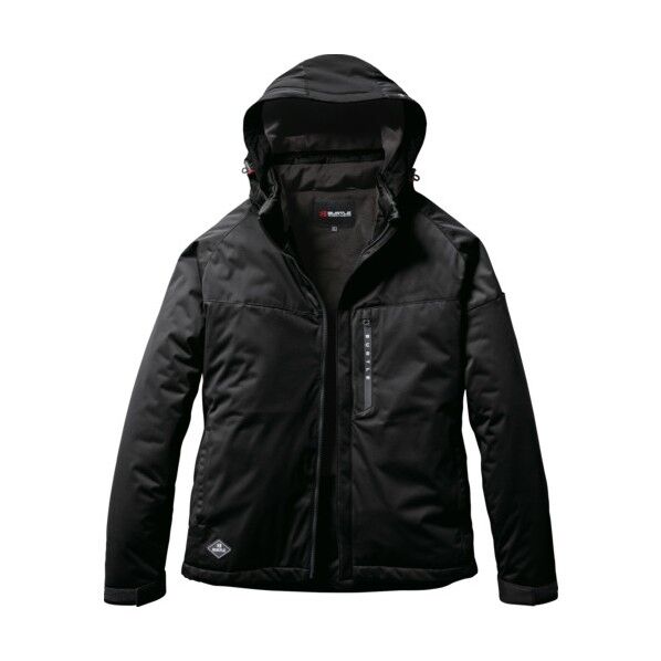 BURTLE ストレッチフーディ防寒ジャケット3260-35-Mブラック 3260-35-M 1着