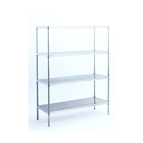 ALLステンレスパンチングキャニオンシェルフ ASUSP 610x1220x1390 5段 ASUSP610122013905 1点