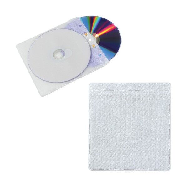 CD.DVD用不織布ケース50枚入り