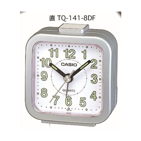 置時計(クオーツ) シルバーメタリック TQ-141-8JF 1台