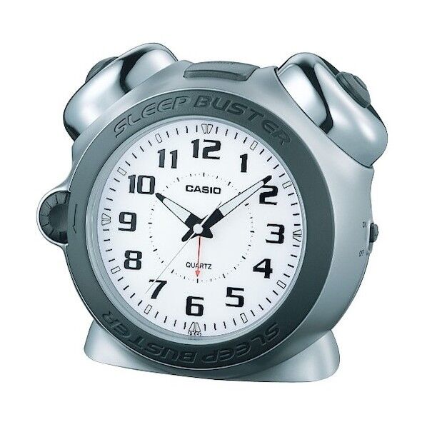 大音量ベル音アラームクロック (シルバー) TQ-645S-8JF 1個