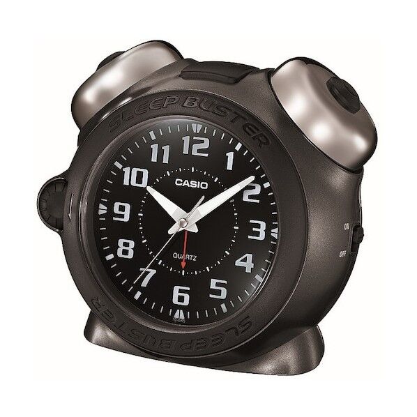 大音量ベル音アラームクロック (メタリックダークグレー) TQ-645S-8BJF 1個