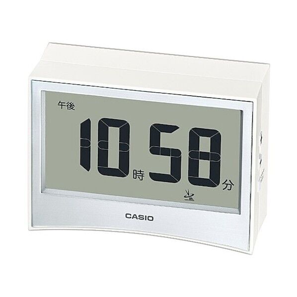 デジタル電波クロック (シルバー) DQD-805J-8JF 1個