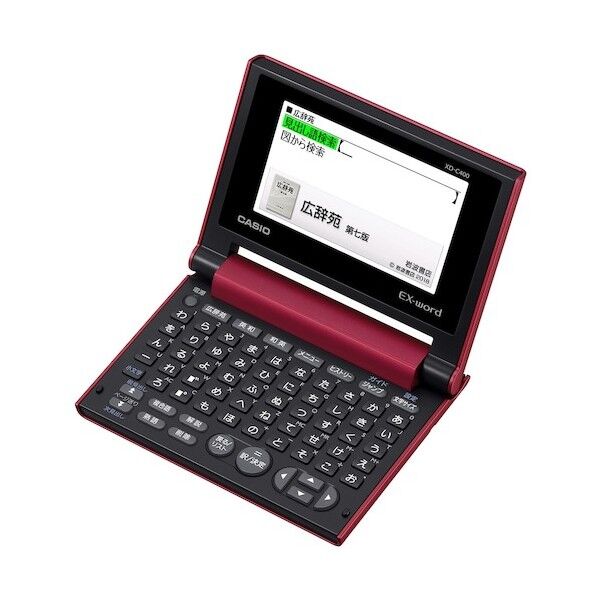 カシオ計算機 カシオ電子辞書EX-word レッド XD-C400RD 1点...