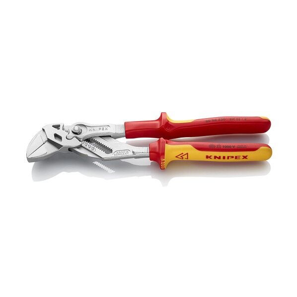 クニペックス 絶縁プライヤーレンチ 1000V 全長250mm 8606-250 1丁