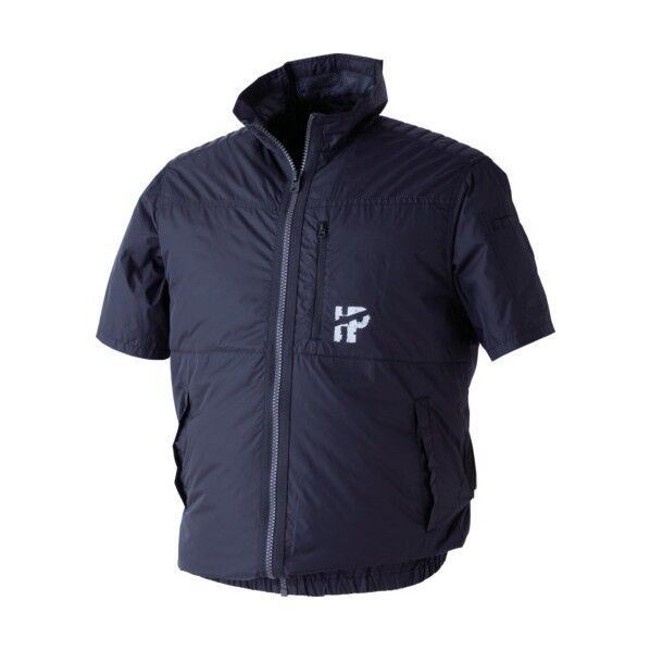 WZ チタンコーティング･半袖ジャケット B･ブラック L