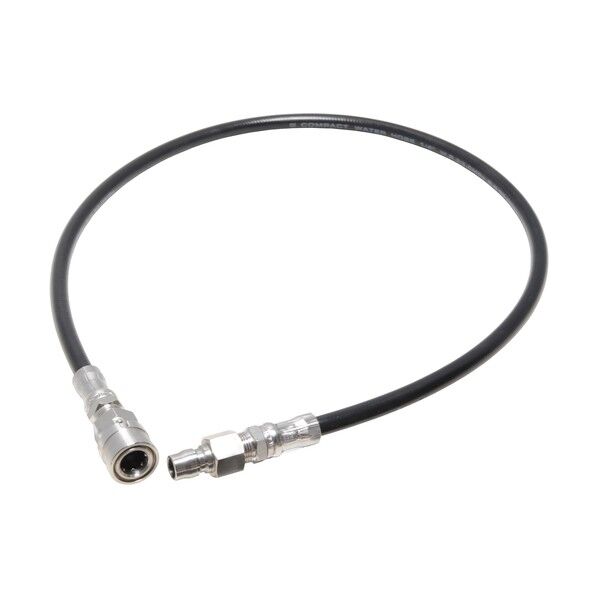 コンパクトホース 3/8ワンタッチカプラ付 1/4手元ホース 1M