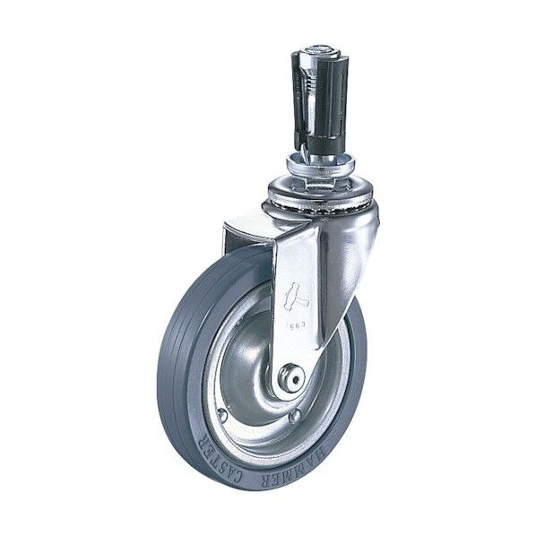 EUシリーズ自在プレスタイヤ車100mm 平戸車 4205EUPR100 1個