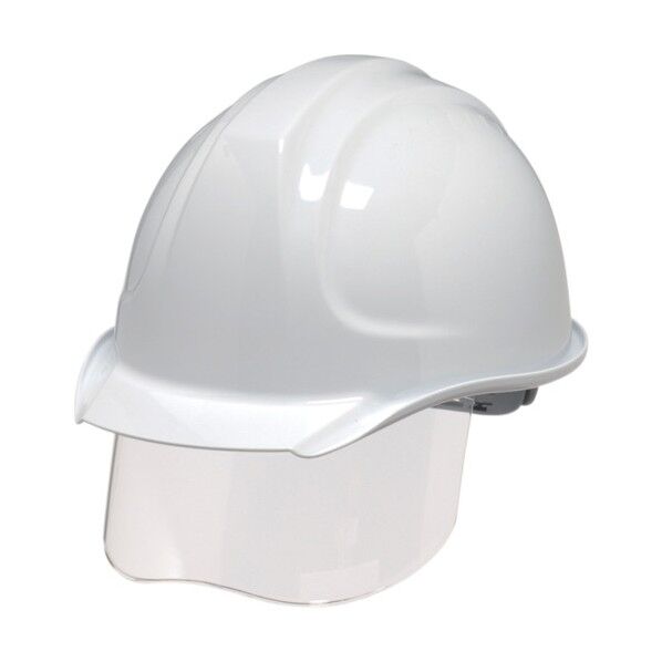 ヘルメットライナー付白シールド 白 SYA-S 1個