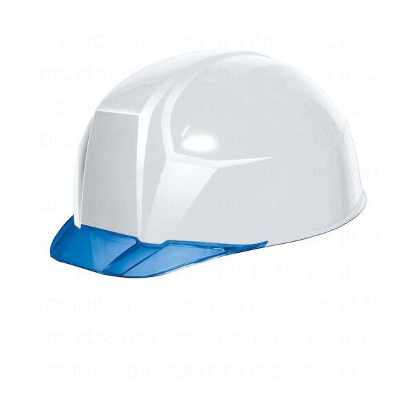 DICプラスチック 超軽量 透明バイザーヘルメット AA23-C KP 白/ブルー AA23-C-HA8-KP-W/B 1個...