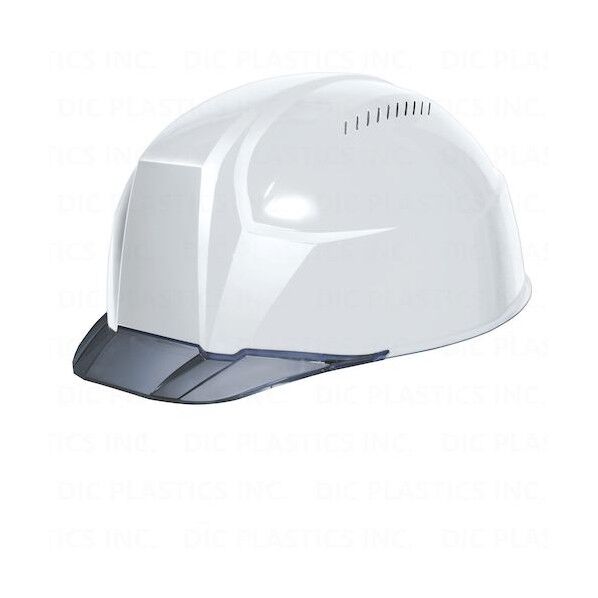 DICプラスチック 超軽量 透明バイザーヘルメット AA23-CV KP 白/スモーク AA23-CV-HA8-KP-W/S 1個...