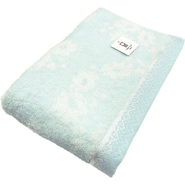 今治 バスタオル 今治フラワーワルツ 約60×120cm ブルー BO202901 1個...